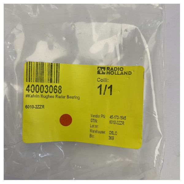 SKF 6010-2Z Explorer Deep Groove Ball Bearing - Shielded Industrial Bearing