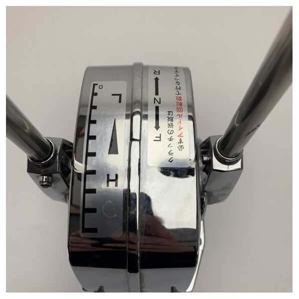 Poignée de gaz dual en acier inoxydable Hi-Lex pour le contrôle du moteur et de la boîte de vitesses Morse