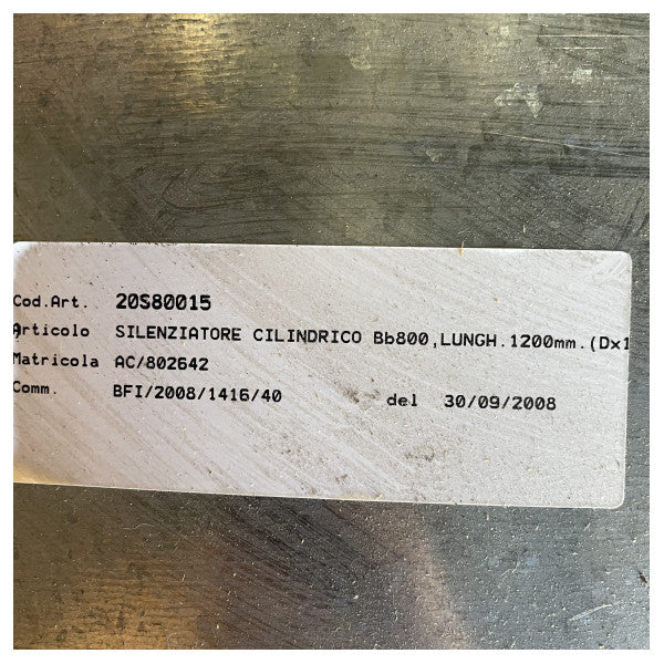 Gianneschi Dometic Condaria filtro silenciador 1200 x 800 - 20S80015