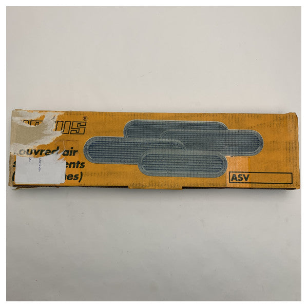 Vetus ASV060A Vent d'admission d'air en aluminium anodisé à lames de 60 cm