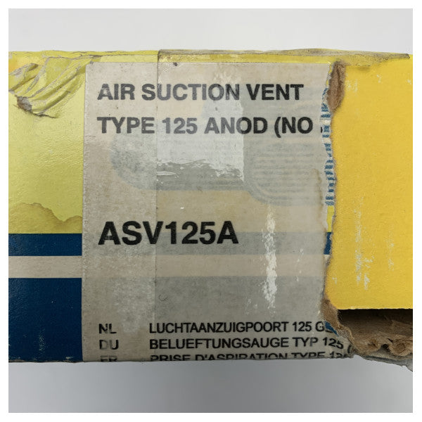 Vetus ASV125A Moottoritilan tuuletin 125hv Alumiini 730 x 178 mm