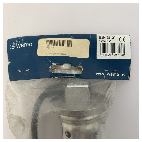 Сигналізатор рівня води Wema чорний з нержавіючої сталі 305 мм - 126712