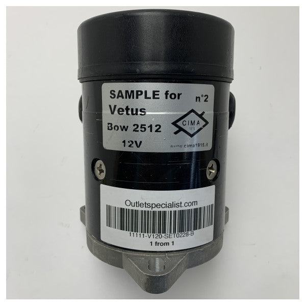 Vetus BOW2512 25 KGF 12V ボウスラスター用電動モーター(リレー付き)