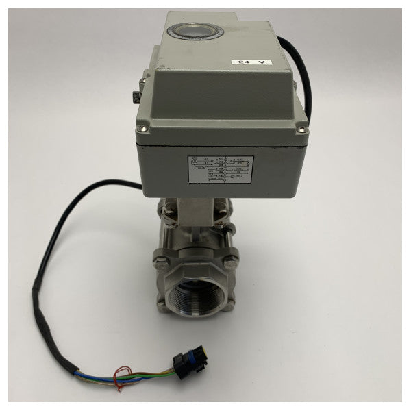 Vanne à bille électrique en acier inoxydable 316 Vetus KLD 2 pouces avec actionneur 24V