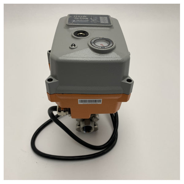 Atuador elétrico de válvula KLD 500-1 12V 50Nm IP67 de grau marítimo - elevado binário