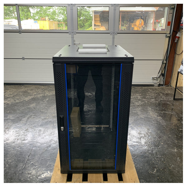 Q-Rack EMS68-22BK 22U 19 ιντσών Δαπέδου Rack Server - 600x800mm IT Cabinet