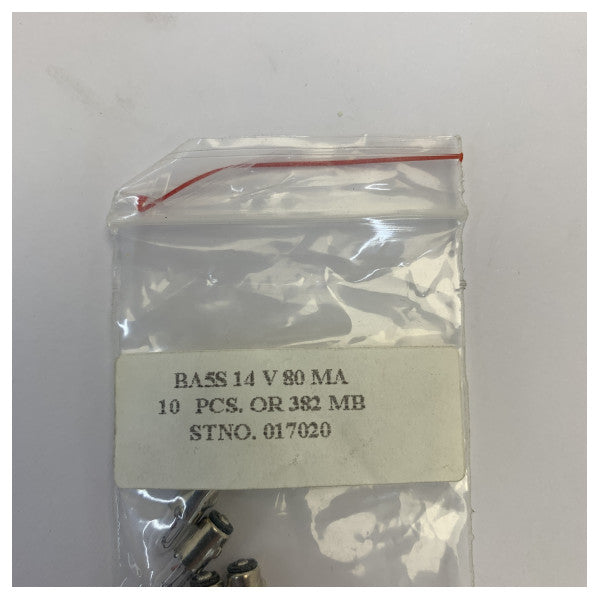 RT144/B/C Marine Scale Lamp Bulb BA5S OR38 - 45.031 - 1pcs