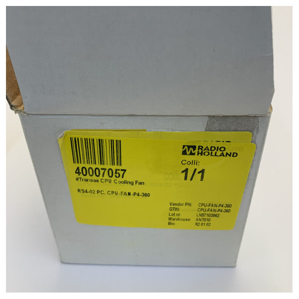 Transas RS4-02 PC ventilator za hlađenje CPU-a CPU-FAN-P4-360 zamjenski dio