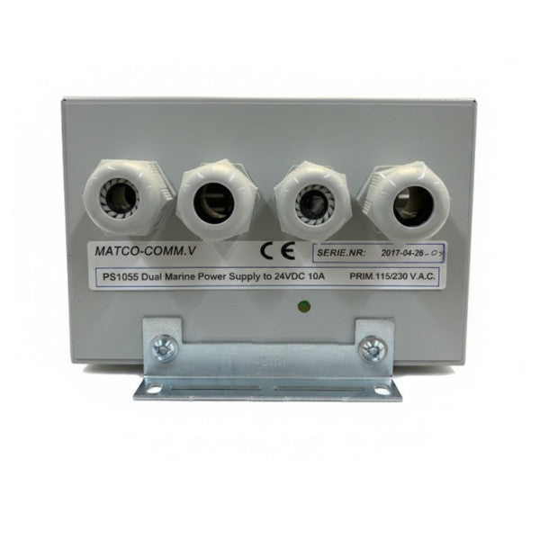 MATCO-COMM.V PS1055 Двойно морско захранване 110/220VAC към 24VDC 10A