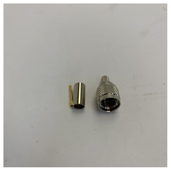 Telegärtner UHF PL259 мъжки RF конектор за кримпване за коаксиален кабел RG58 RG58C/U 50 ома