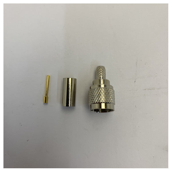 Telegärtner UHF PL259 мъжки RF конектор за кримпване за коаксиален кабел RG58 RG58C/U 50 ома