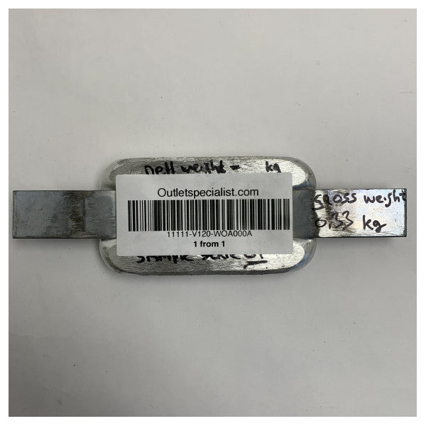 Vetus Weld-On Aluminium Hull Anode Kit 0.36 KG - WOA000A