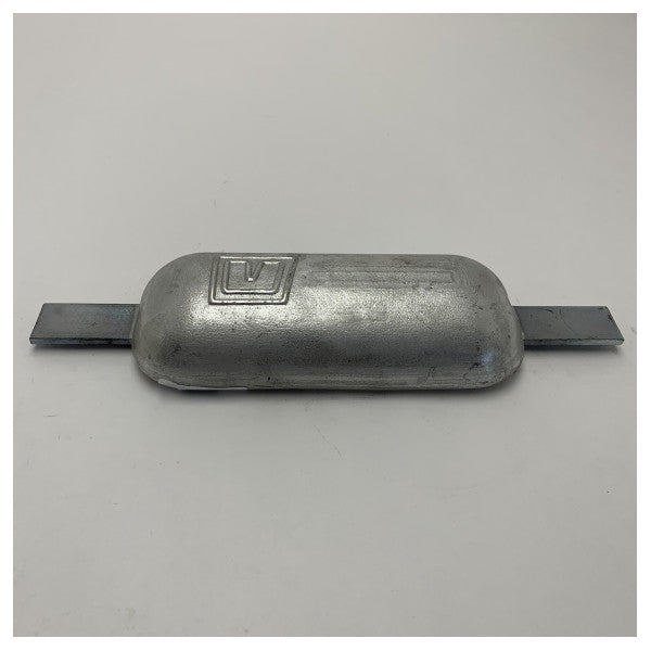 Bloc d'anode en zinc Vetus WOA004A pour la protection contre la corrosion marine à souder 1,45 kg