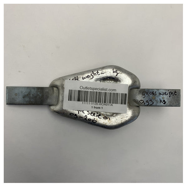 Ânodo de Alumínio Weld-On Vetus 0,95 KG - WOA011A