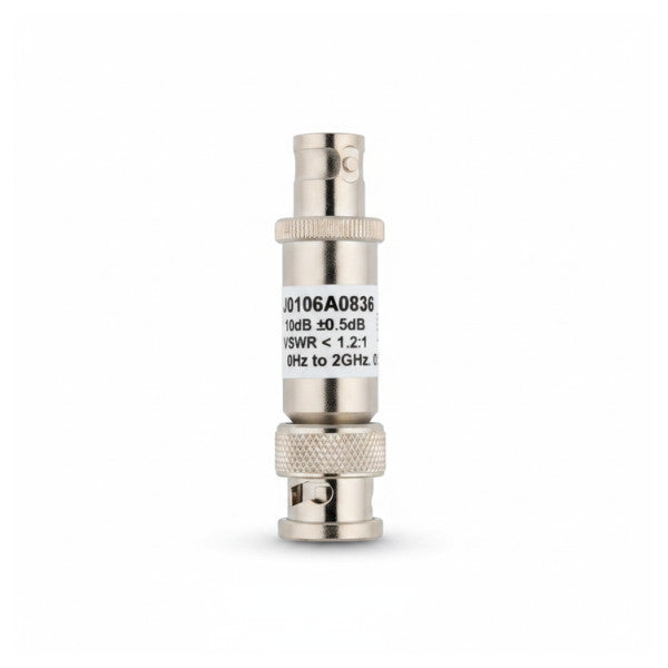 Telegärtner RF атенюатор BNC M/F 10 dB 50Ω 2 GHz 0.5W - J01006A0836