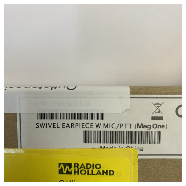 Motorola PMLN6532A Mag One въртяща се слушалка с микрофон и PTT за DP1400 и R2