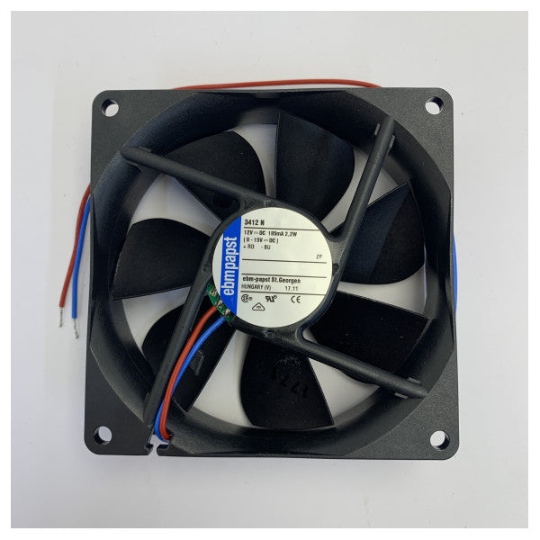 Ebm-papst 612N2GHH аксиален охлаждащ вентилатор 12VDC 3.7W 60x60x25mm 3-жилен - Нов