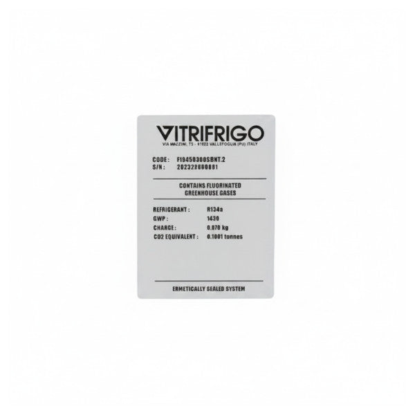 Vitrifrigo F19450300SBNT.2 Build-In Marine Top-Load Refrigerator / Freezer 12/24