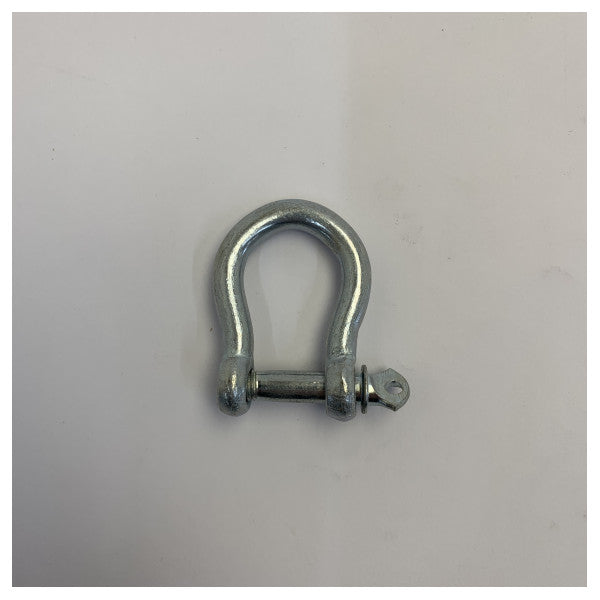8mm Galvanized Steel Bow Shackle with Screw Pin Collar 1pcs