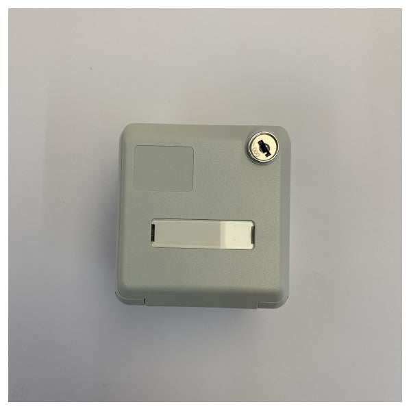 ET-25023V2 overflatemontert IP44 elektrisk kapsling for 2x Keystone-kontakter