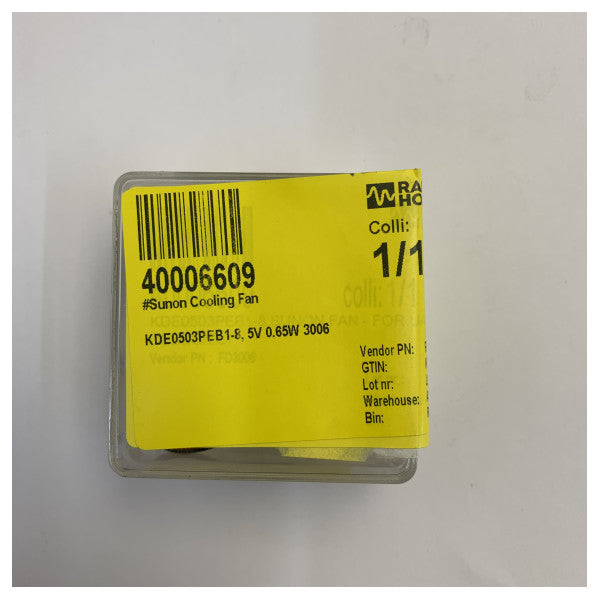 Sunon KDE0503PEB1-8 køleblæser 5V 0,65W 30x30x6mm køler til marineelektronik