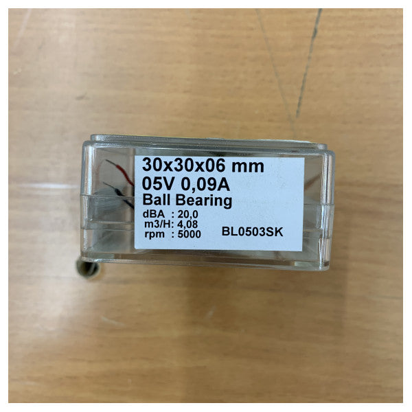 Sunon KDE0503PEB1-8 køleblæser 5V 0,65W 30x30x6mm køler til marineelektronik