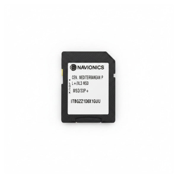 Navionics Platinum Marine Chart SD/33P with Navigation Map Mediterranean MicroSD