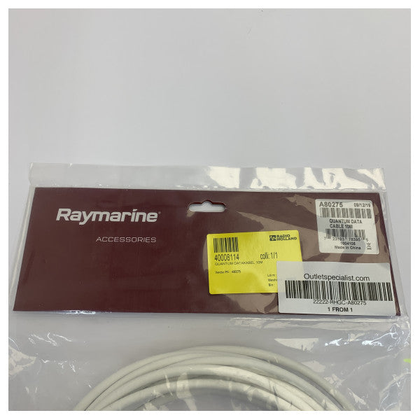 Câble de données radar Raymarine Quantum, A80275, 10 m