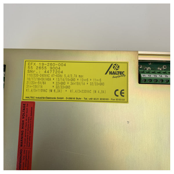 SAM Electronics radarforsyning EFX19-260-004 GE3006G020 marineelektronik