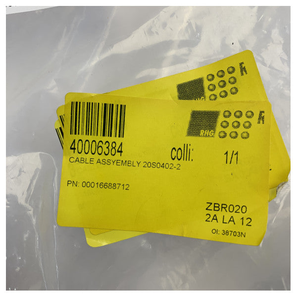 Furuno GS-100 Speed Log Cable Assembly MJ-A10SPF0016-060C 20S0402-2
