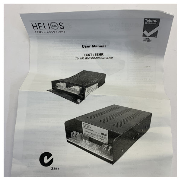 Helios Power Solutions WASSP DC/DC Μετατροπέας EXT/MV-08 8VDC 6.25A Τροφοδοτικό
