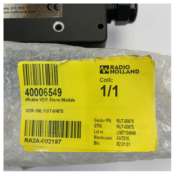 Rutter VDR-100 Alarm Module RUT-00675 Marine Electronics Voyage Data Recorder