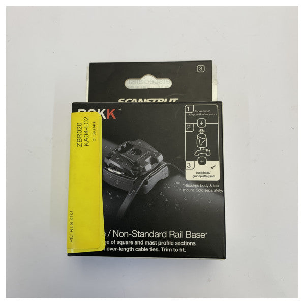 Base per guida non standard Scanstrut ROKK Mini per fascetta per cavi RLS-403