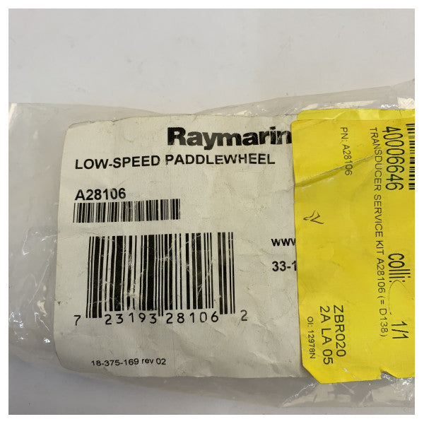 Raymarine A28106 Low Speed Paddlewheel Kit D-004-900 Marine Speed Sensor Repair