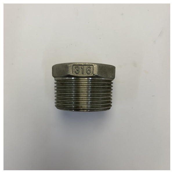 Osuculati 316 Stainless Steel Reducer 1 1/4inch Male to 1 Female fitting