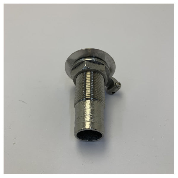Osculati 17.524.02 Stainless Steel Thru-Hull Skin Fitting with Hose Barb 3/4inch