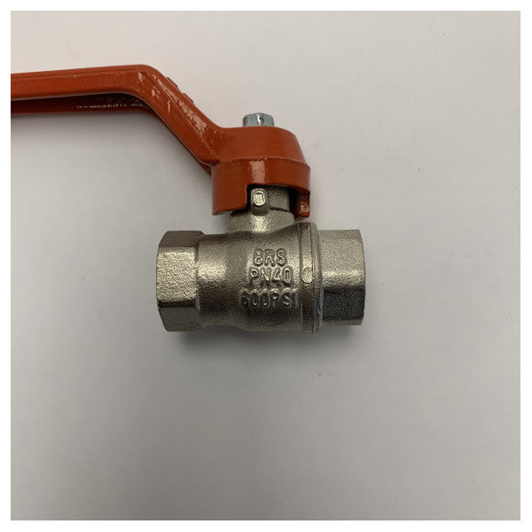 Vetus 3/8 Zoll vernickelter Messingkugelventil - KRAAN3/8