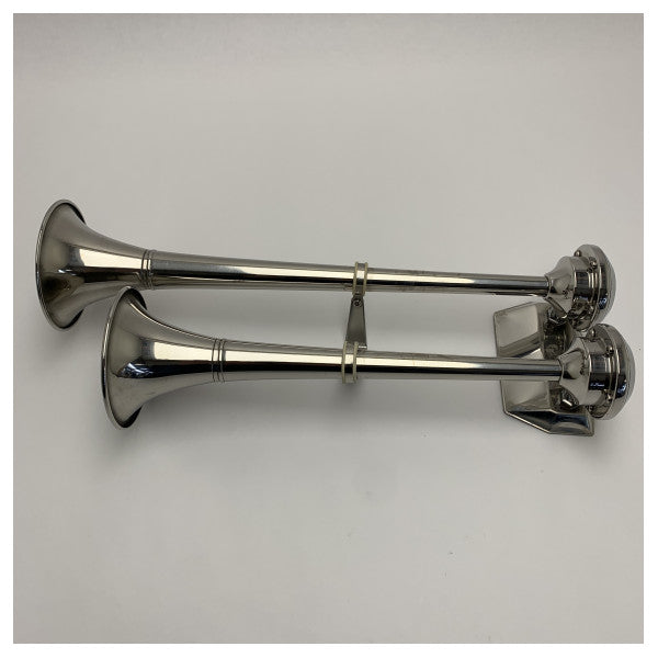 Морська нержавіюча сталь Цикада Подвійний повітряний гудок – Надійний гучний подвійний сигнал гудка для човнів