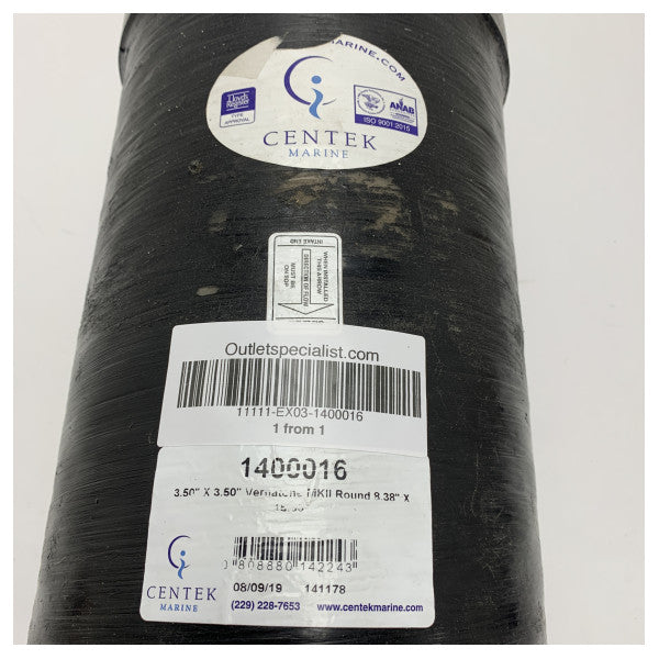 Centek 3.5-inch Vernatone MKII round exhaust muffler - 1400016