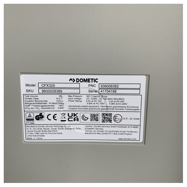 Dometic CFX3 25 25L Kaxxa tat-Tkessiħ b’Kompresser Kessaħa 12/24V - 9600028369