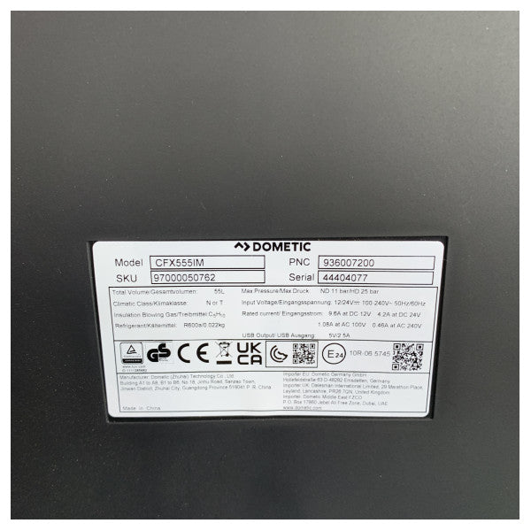 Dometic CFX5 55 IM Σταθερό ψυγείο με συμπιεστή 55L, ψύξη 12/24/230V - 97000050762