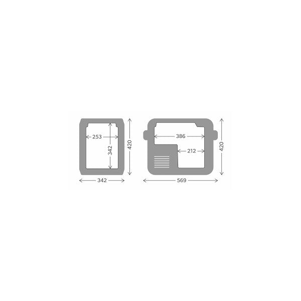 Dometic CFX5 25 25L Охладителна кутия с компресорно охлаждане 12/24/230V - 97000050759