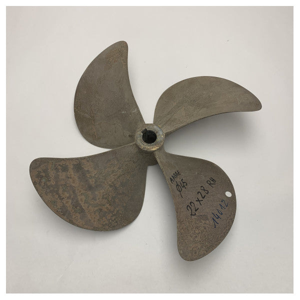 USED Eliche Radice 22 x 28 inch 4 blade propeller RH diameter shaft 45 mm