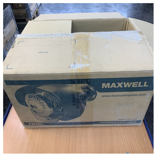 Maxwell P102769 1000VW 100TDC molinete de ancla con polea+tambor 12V 1000W
