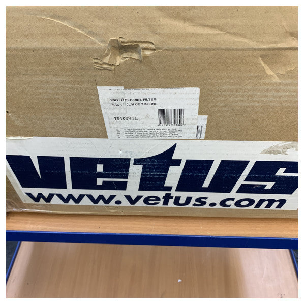 VETUS Wasserabscheider/Kraftstofffilter 3 in Reihe 30 Mikron, max. 24 l/min