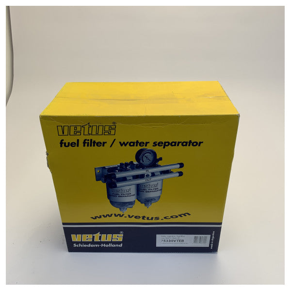 Vetus 75330VTEB double fuel filter water separator 360L/h
