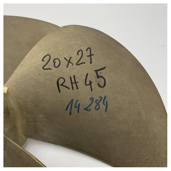 Eliche Radice 4-Blatt 20 x 27 RH Propeller Durchmesser 45 mm.