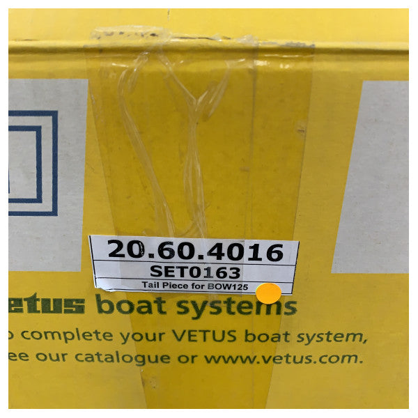 Vetus SET0163 Thruster tailpiece complete for BOW125