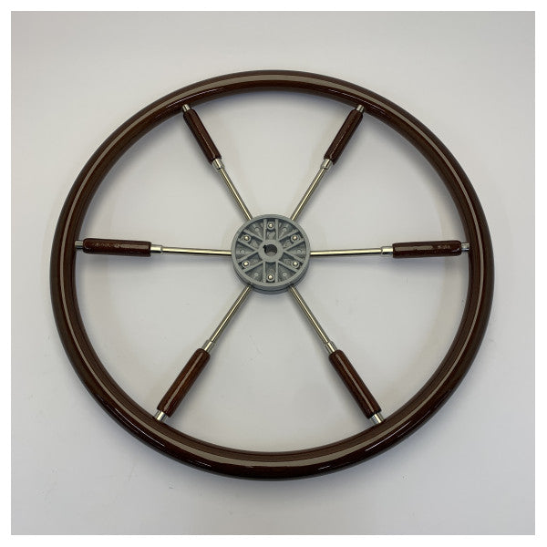Vetus KWL55 Steering wheel with mahogany hoop and rim 550mm including cover