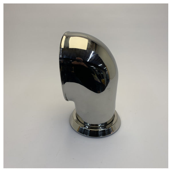 Vetus YOG316R YOGI air intake 125mm 316 Stainless Steel Red interior